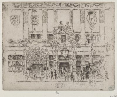 Institutet, Piccadilly av Joseph Pennell