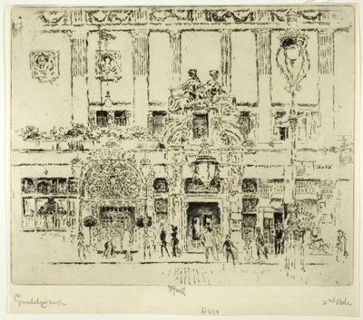Institutet, Piccadilly av Joseph Pennell
