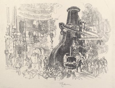 The Little Men of the Big Hammer av Joseph Pennell