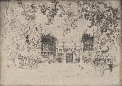 Marmorbågen, 1905. av Joseph Pennell