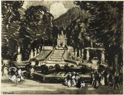 Parken, La Granja av Joseph Pennell