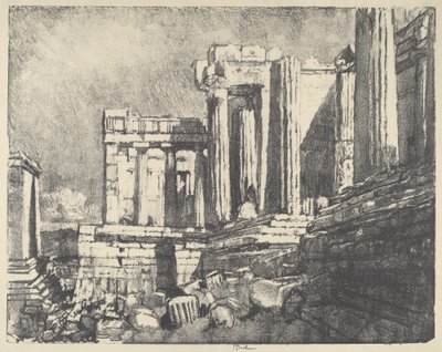 Propylaea, Aten av Joseph Pennell