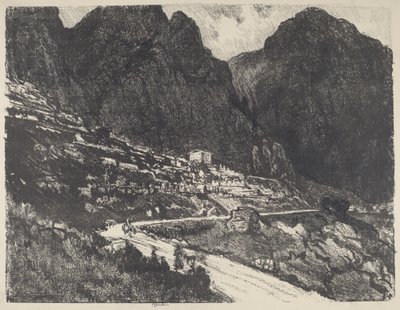 The Shining Rocks, Delphi av Joseph Pennell