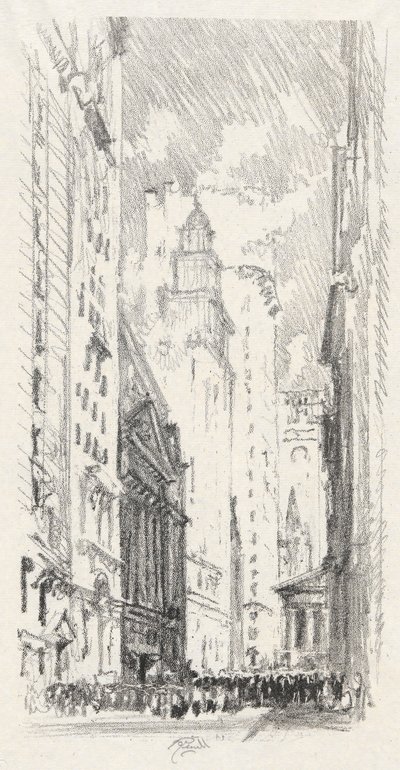 Börsen, #4 i Iconophile Club Collection av Joseph Pennell