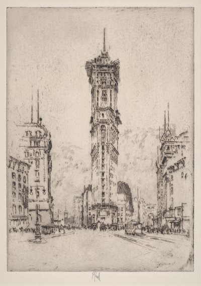 Timesbyggnaden av Joseph Pennell