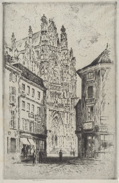 Transeptet, Beauvais av Joseph Pennell