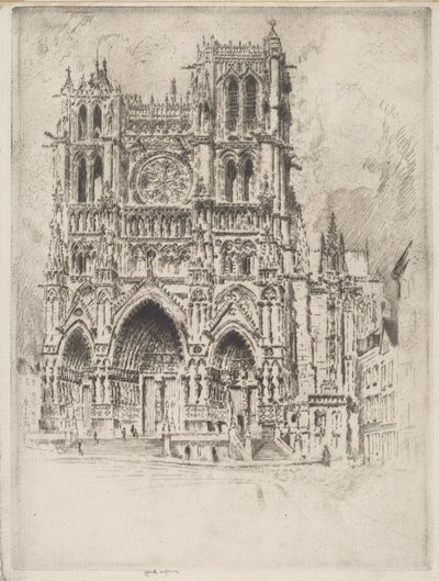 Västfronten, Amiens av Joseph Pennell