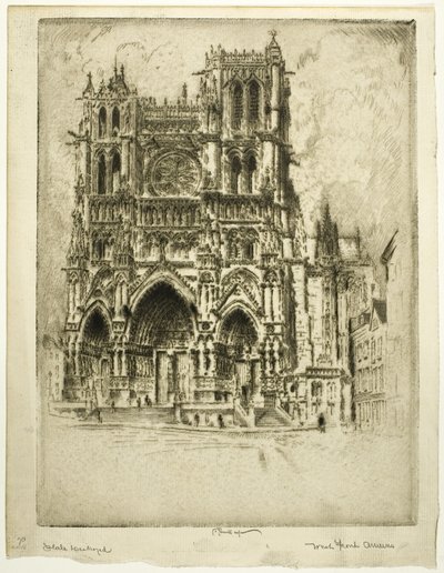 Västfronten, Amiens av Joseph Pennell
