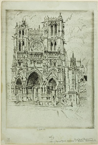 Västra fronten, Amiens av Joseph Pennell