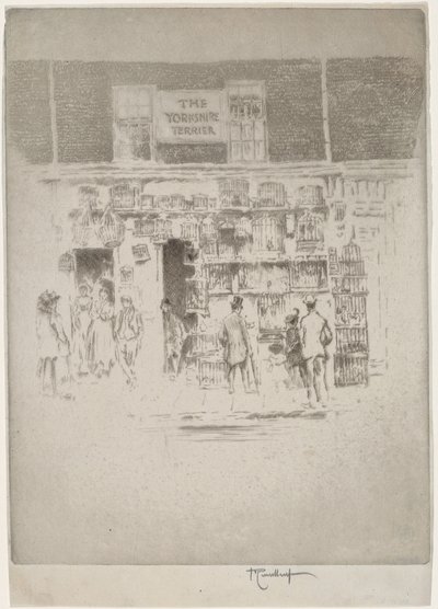 Yorkshireterriern av Joseph Pennell