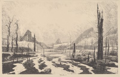 Ödelandets dal, 1910. av Joseph Pennell