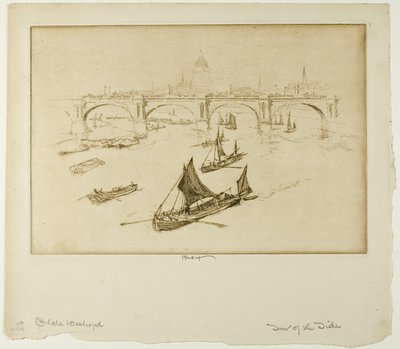 Waterloo Bridge av Joseph Pennell