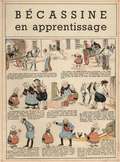 Becassine under utbildning av Joseph Porphyre Pinchon