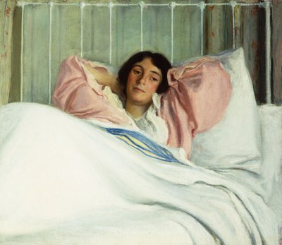 Porträtt av konstnärens fru Edith, av Joseph Rodefer De Camp