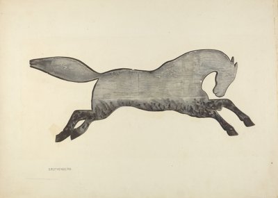 Häst väderflöjel av Joseph Rothenberg