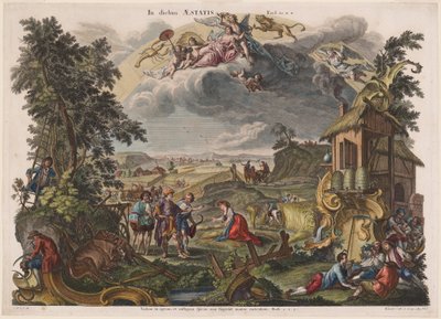 Sommar av Joseph Sebastian Klauber, Johann Baptist Klauber, after Johann Wolfgang Baumgartner