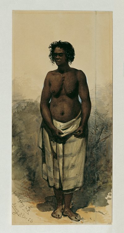 Aboriginsk kvinna från Wollongong (Wollongong), Australien av Joseph Selleny