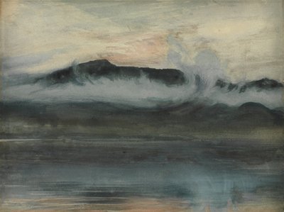Coniston & Old Man (akvarell) av Joseph Severn