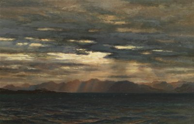 Soluppgång över den nordvästra kusten av Skye av Joseph Severn