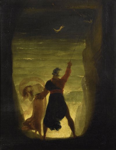 Stormen. Prospero och Ariel par Severn, Joseph av Joseph Severn