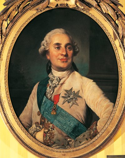 Porträtt av Ludvig XV av Frankrike, känd som den välälskade (Versailles av Joseph Siffred Duplessis