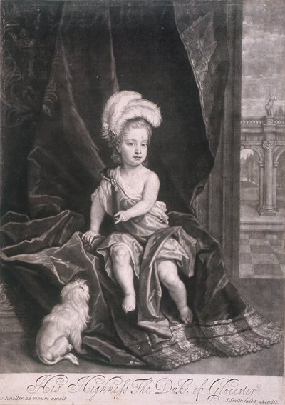 William, hertig av Gloucester, som barn, c1720 av Joseph Smith