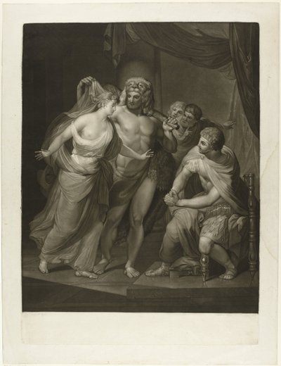 Hercules tar tillbaka Alcestis från underjorden av Joseph Spiegl