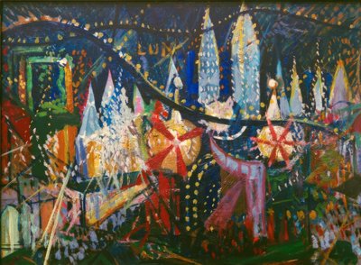 Luna Park av Joseph Stella