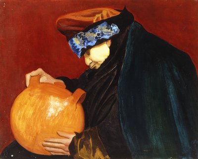 Den tupplurande kvinnan av Joseph Stella
