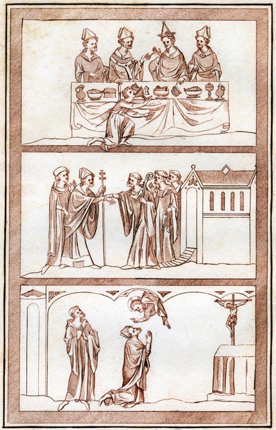 Thomas Beckets liv, 1801. av Joseph Strutt