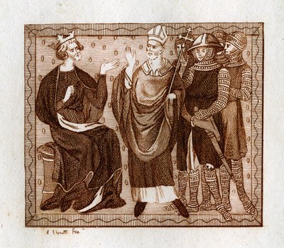 Thomas Beckets liv, 1801. av Joseph Strutt