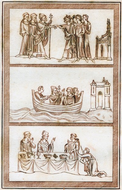 Thomas Beckets liv, 1801. av Joseph Strutt