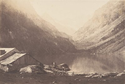 Gaube Lake, Cauterets, 1853. av Joseph Vigier