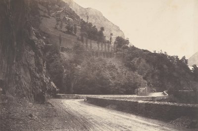 Vägen från Pierrefitte till Luz St Sauveur, 1853. av Joseph Vigier