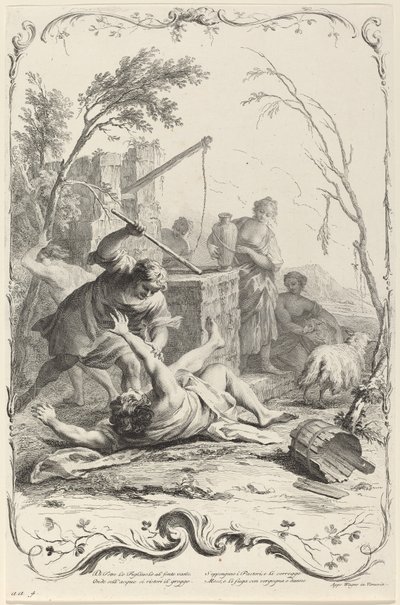 Moses slår en herde av Joseph Wagner