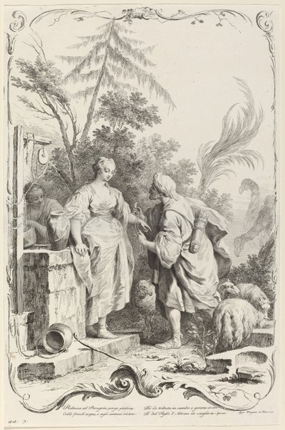 Rebecca vid brunnen av Joseph Wagner