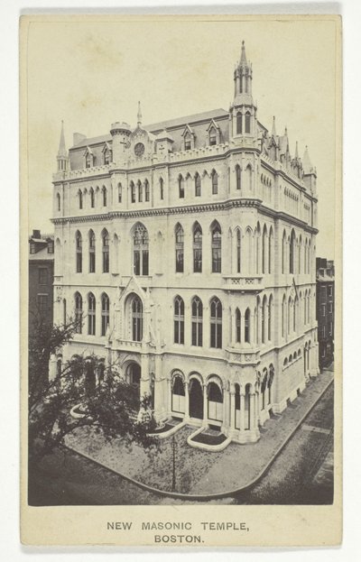 Nytt frimurartempel, Boston av Joseph Ward