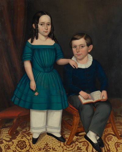 John och Louisa Stock, 1845. av Joseph Whiting Stock