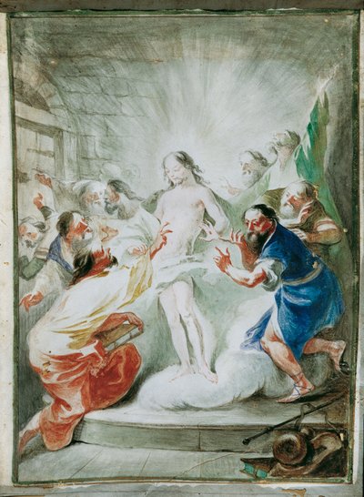 Den uppståndne Kristus visar sig för lärjungarna av Joseph Winterhalder d. J.