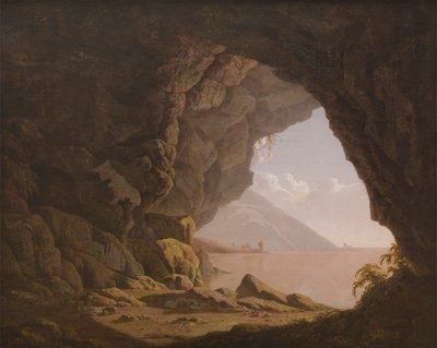 Cavern, nära Neapel av Joseph Wright of Derby