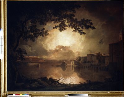 Fyrverkerier på Castel Sant