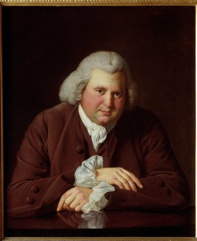Porträtt av Erasmus Darwin av Joseph Wright of Derby