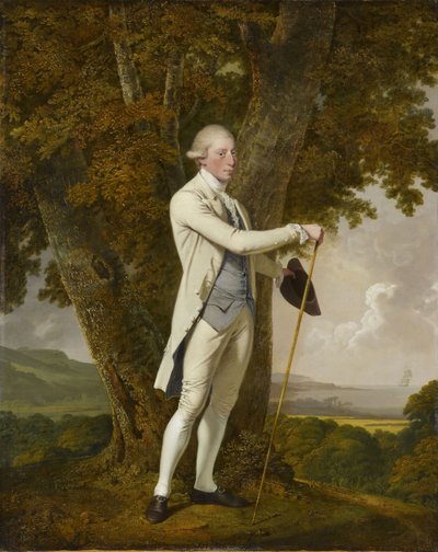 Porträtt av John Milnes av Joseph Wright of Derby