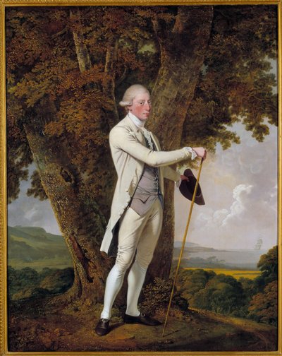 Porträtt av John Milnes av Joseph Wright of Derby