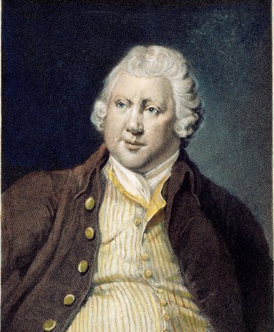 Porträtt av Sir Richard Arkwright 17321792, ca. 1790 av Joseph Wright of Derby