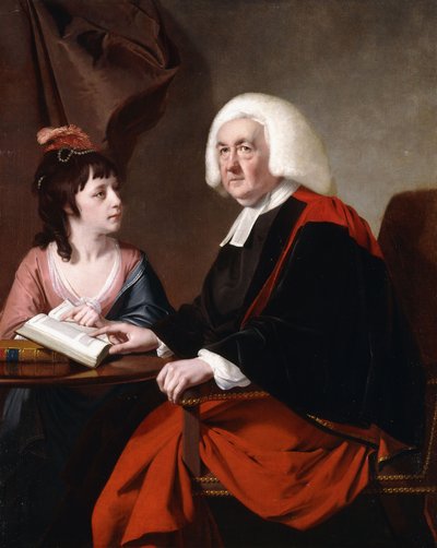 Porträtt av pastor Thomas Wilson D.D. och hans adopterade dotter, fröken Catherine Mcauley, av Joseph Wright of Derby
