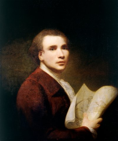Självporträtt (olja på duk) av Joseph Wright of Derby