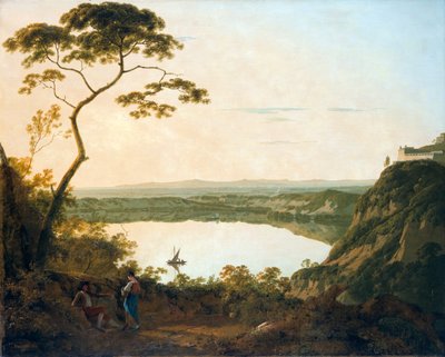"Albanosjön", 1790 av Joseph Wright of Derby
