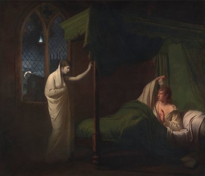 William och Margaret från Percys "Reliques of Ancient English Poetry" av Joseph Wright of Derby