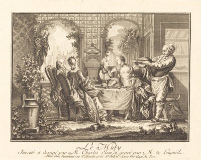 Middag av Joseph de Longueil after Charles Eisen